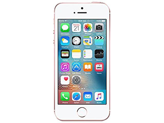 Apple Iphone Se A1662 64gb 4g Lte Unlocked Smartphone 4 0 2gb Ram Rose Gold Newegg Com