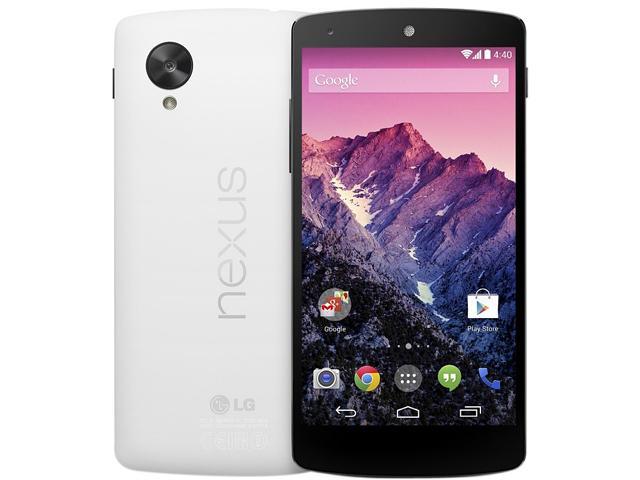 LG Google Nexus 5 16GB Unlocked GSM Android Cell Phone 4.95" White 16 GB storage, 2 GB RAM