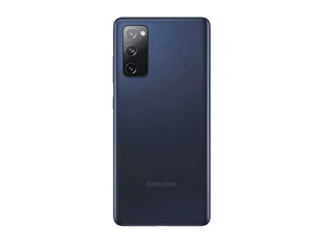 International Model SM-G780F GSM 4G LTE Samsung Galaxy S20 FE 128GB, 6GB 6.5 AMOLED Canada + Global Unlocked IP68 Water-Resistant Fast Wireless Charging Pad Bundle, Cloud Navy