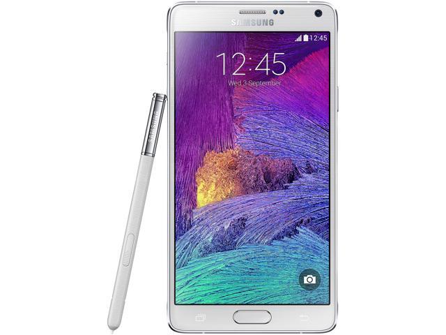 Samsung Galaxy Note 4 N910V 4G LTE Verizon/GSM Unlocked Phone - B Grade Refurbished 5.7" White 32GB 3GB RAM