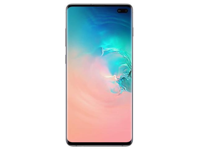 Samsung Galaxy S10+ 4G LTE Unlocked Cell Phone 6.4" Infinity Display Ceramic White 512GB 8GB RAM