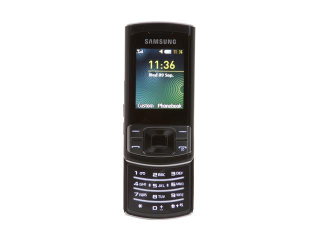 Samsung Stratus Black unlocked GSM slider phone with Video Camera (C3050)