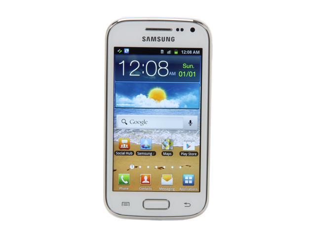 Samsung Galaxy Ace 2 i8160 Unlocked Cell Phone 3.8" White 4 GB storage, 768 MB RAM