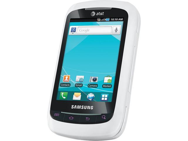 Samsung DoubleTime SGH-I857 Unlocked Dual Touchscreen Cell Phone 3.2" White 260 MB, 256 MB RAM