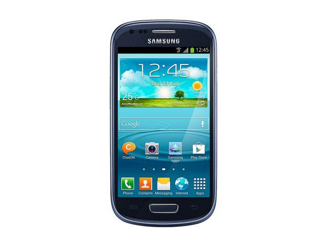 Samsung Galaxy S3 mini GT-i8190L/GT-i8190 3G 8GB Unlocked Cell Phone 4.0" Metallic Blue / Pebble Blue 8 GB, 1 GB RAM
