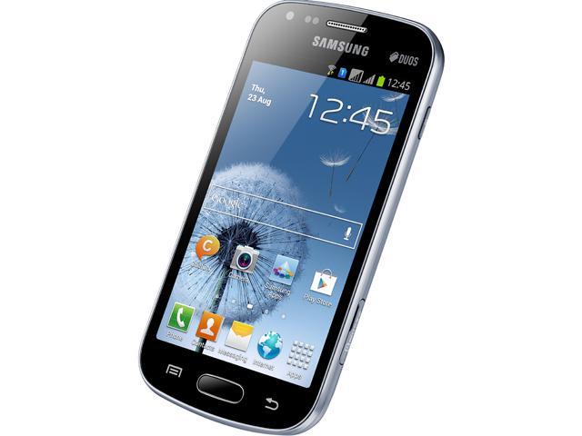 Samsung Galaxy S Duos S7562 3G Unlocked Dual SIM Cell Phone 4.0" Black 4 GB (1.8 GB user available) 768MB RAM