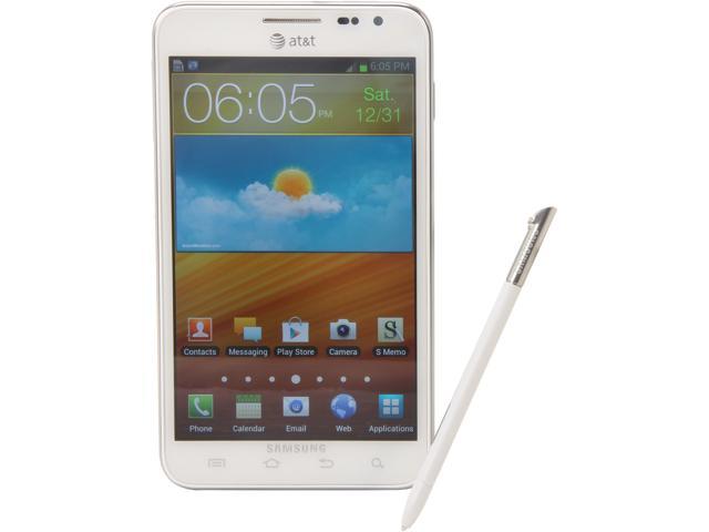 Samsung Galaxy Note SGH-I717 4G LTE Unlocked Cell Phone 5.3" White 16GB 1GB RAM