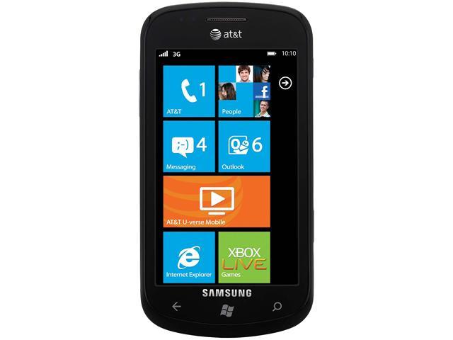 Samsung Focus I917 3G Unlocked GSM Windows 7 OS Cell Phone 4.0" Black 8 GB storage, 512 MB ROM 512MB RAM