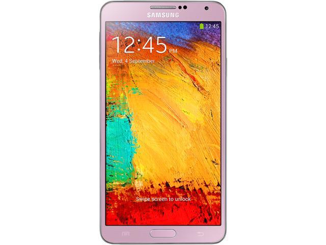Samsung Galaxy Note 3 N9000 32 GB Pink 3G Quad-core 1.9 GHz Cortex-A15 & quad-core 1.3 GHz Cortex-A7 Unlocked Cell Phone