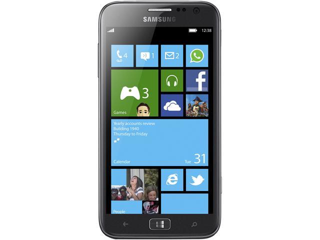 Samsung Ativ S T899 16GB AT&T Unlocked GSM Windows 8 Cell Phone 4.8" Gray 16GB