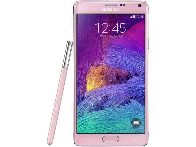 Samsung  Galaxy Note 4  N910H  Pink  3G 4G HSPA+ Unlocked GSM Android Cell Phone