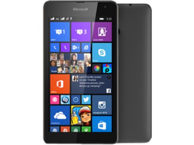 Microsoft Lumia 535 Dual SIM Unlocked Cell Phone 5" Grey 8 GB, 1 GB RAM