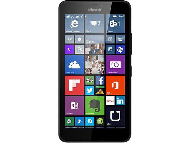 Microsoft Lumia 640 XL RM-1067 3G Dual SIM Unlocked Cell Phone 5.7" Black 8GB 1GB RAM