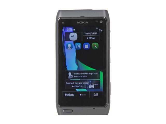 Nokia N8-00 Gray 3G Unlocked GSM Smart Phone w/ 12MP Camera / 3.5" AMOLED Touch Screen / GPS / Wi-Fi (N8)