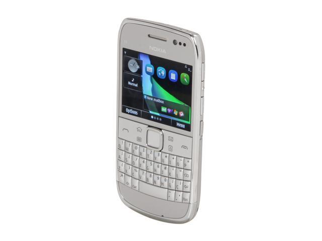 Nokia E6-00 Silver 3G Unlocked Cell Phone w/ A-GPS / Wi-Fi / GPS ...