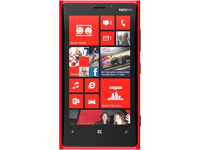 Nokia Lumia 920 32GB 4G LTE Red 32GB Unlocked Cell Phone 4.5" 1GB RAM (AT&T)
