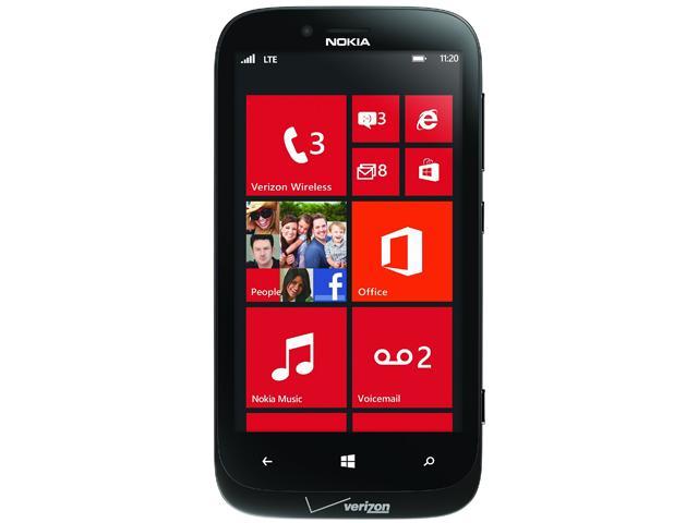 Nokia Lumia 822 VRZN Black 3G LTE Dual-Core 1.5GHz Verizon CDMA Windows 8 OS Cell Phone