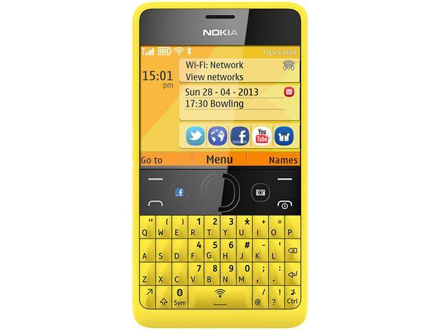 Nokia 210.5 RM-926 NV LTAU1 Unlocked Cell Phone 2.4" Yellow 64 MB, 32 MB RAM