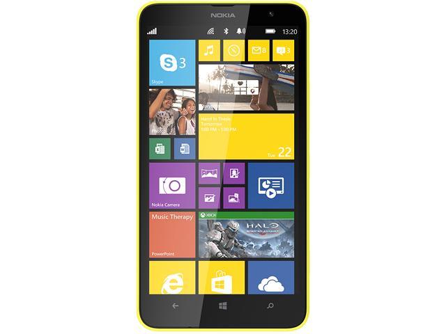 Nokia Lumia 1320 4G LTE Unlocked Cell Phone 6" Yellow 8GB 1GB RAM