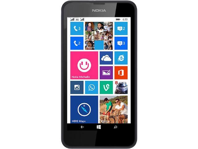 Nokia Lumia 635 RM-975 4G LTE Unlocked GSM Windows 8.1 Phone 4.5" Black 8GB 512MB RAM