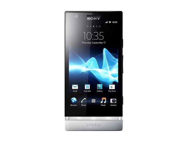 Sony Xperia P Unlocked Android GSM Smart Phone with Sony WhiteMagic Technology / 4" Screen 4.0" Silver 16 GB (13 GB user-available), 1 GB RAM