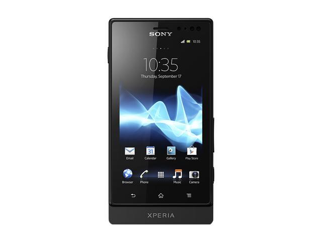 Sony Xperia Sola Unlocked GSM Android Smart Phone w/ Dual Core / NFC / Micro SIM / 5MP 3.7" Black 8 GB (5 GB user available), 512 MB RAM