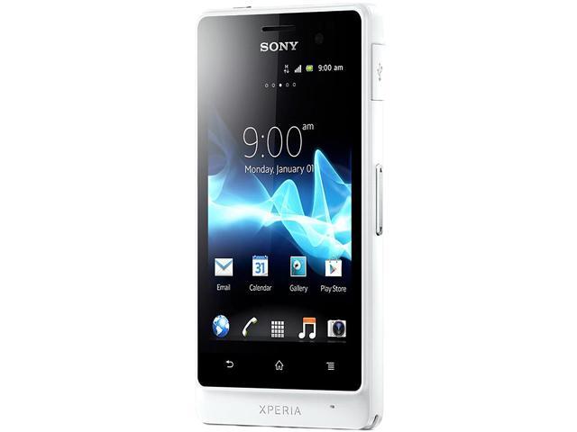 Sony Xperia advance ST27a Unlocked Cell Phone 3.5" White 8 GB storage (4 GB user available), 512 MB RAM