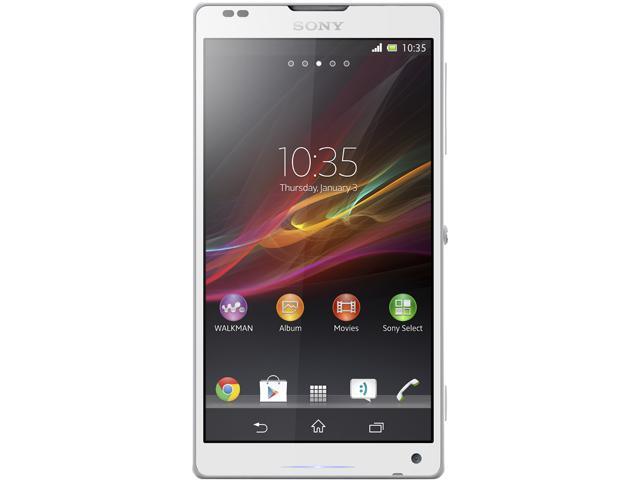 Sony Xperia ZL C6506 White 4G LTE Quad-Core 1.5 GHz 16GB Unlocked Cell Phone