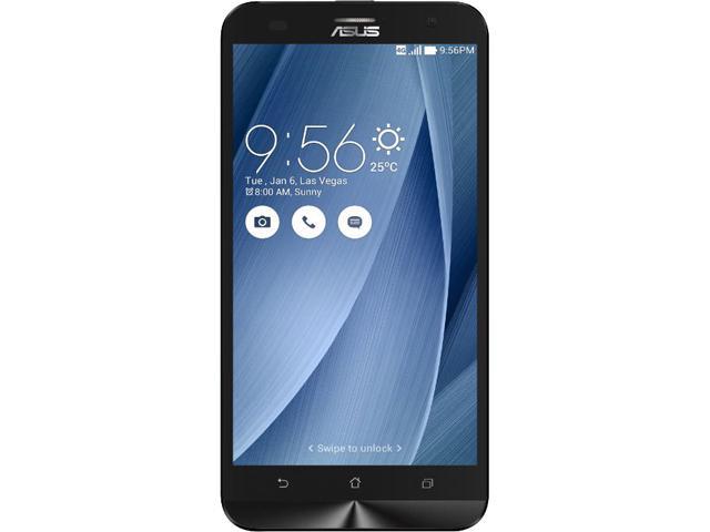 Asus Zenfone 2 Laser Unlocked Smart Phone, 5.5" Silver, 32GB Storage 3GB RAM, US Warranty