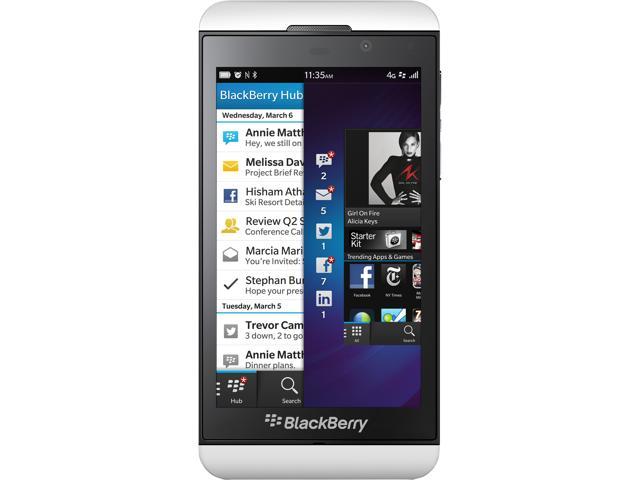 BlackBerry Z10 / RFG81UW 3G/4G LTE 16GB Unlocked Cell Phone 4.2" White 16 GB storage, 2 GB RAM