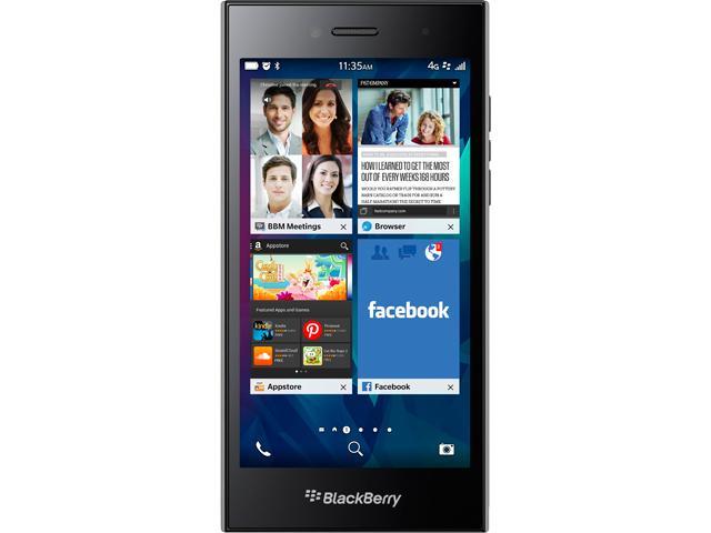 BlackBerry STR100-2 BlackBerry Leap 5 " 4G 16GB OS 8 Mp Native Android Débloqué Shadow Gris 