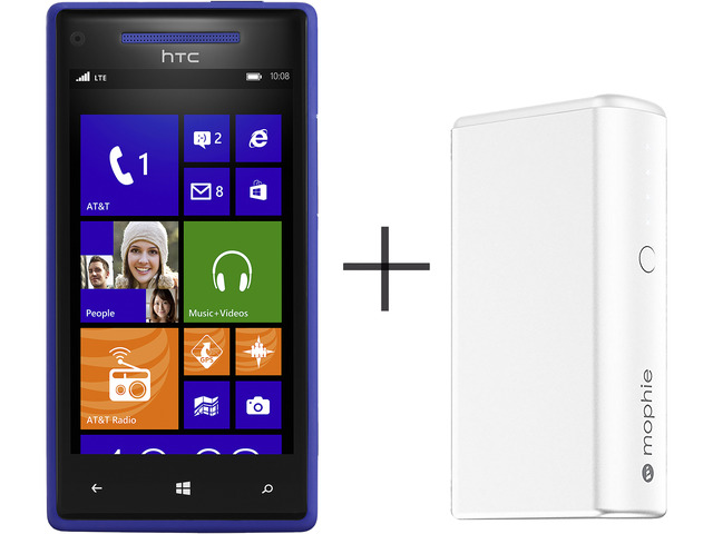 Windows Os Cell Phone HTC 8X 16GB AT&T Unlocked GSM 4G LTE Windows OS Cell Phone - Blue with ...
