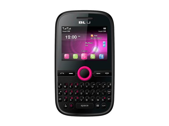 Blu Deco Mini Unlocked Dual SIM Cell Phone 2.0" Pink 64 MB ROM, 32 MB RAM