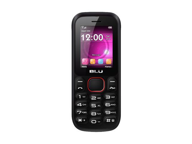 Blu Jenny T162 Unlocked Cell Phone 1.8" Black/Red 16 MB ROM, 32 MB RAM