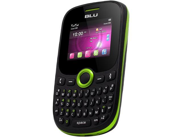 Blu Samba JR Plus Q53i Unlocked Dual SIM Cell Phone 1.8" Green 64 MB ROM, 32 MB RAM
