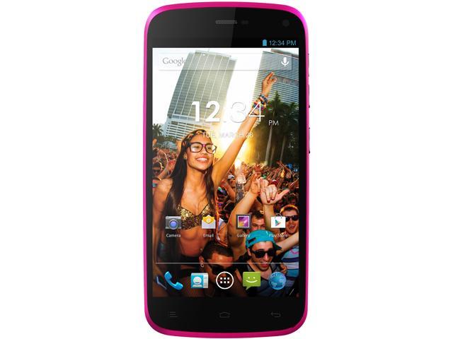 Blu Life Play L100A 3G Unlocked GSM Dual-SIM Android Cell Phone 4.7" Pink 4GB 1GB RAM
