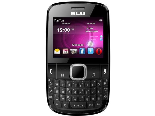 Blu Speed II Q430a Unlocked GSM Dual-SIM Cell Phone 2.0" Black