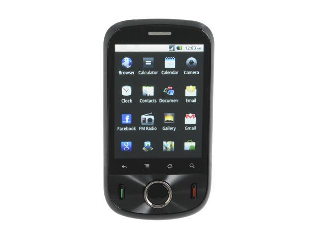 Huawei Ideos Black Unlocked Cell Phone W Gps Wi Fi Android Os