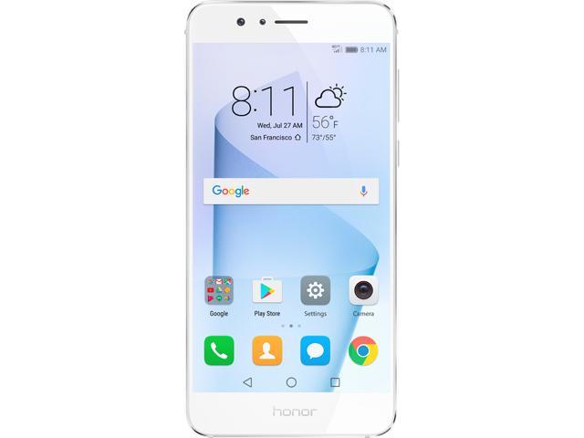 Huawei - Honor 8 Dual Camera Unlocked Smartphone 64GB Pearl White - US Warranty