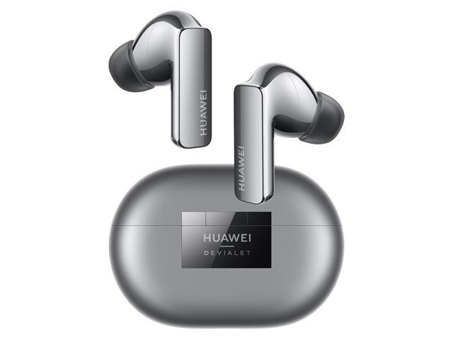 HUAWEI FreeBuds Pro 2, Hi-Res Dual Sound System, 3 mic Intelligent ANC (up to 47dB), Crystal Clear Call with Bone Sensor, Triple Adaptive EQ, Compatible with Android & iOS, Silver Frost