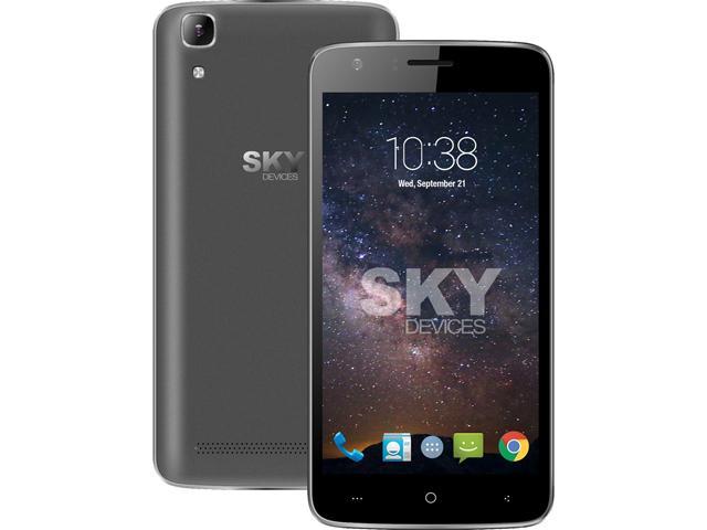 Sky Devices Fuego 5.0D 3G Unlocked Cell Phone 5" Gray 4GB 512MB RAM