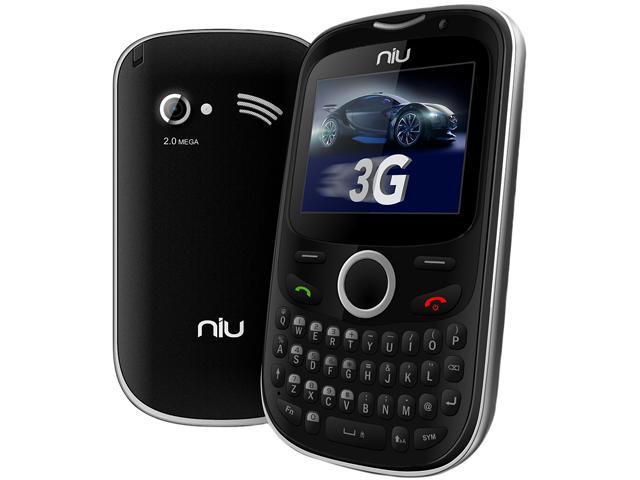 NIU Pana 3G TV N206 Unlocked Dual SIM Cell Phone 2.0" Silver 128 MB + 32 MB