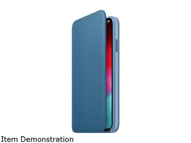 Apple Cape Cod Blue Iphone Xs Max Leather Folio Case Mrx52zm A