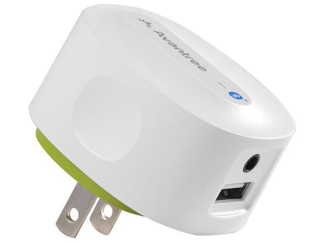 Avantree BTRC-300-Q-WGR-US White/Green RC300Q Bluetooth 4.0 HD Speaker Adapter / Audio Receiver