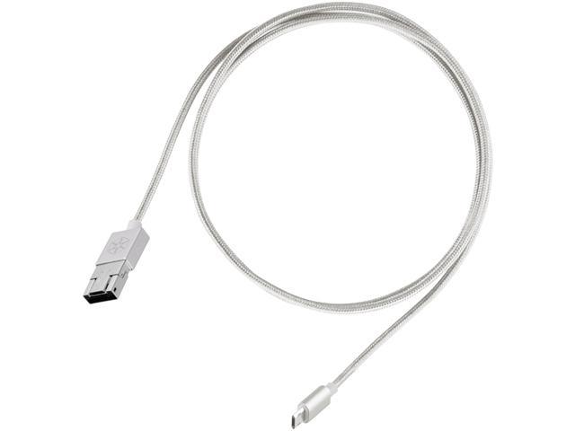 Silverstone SST-CPU02S Silver high speed charge and data sync Cable
