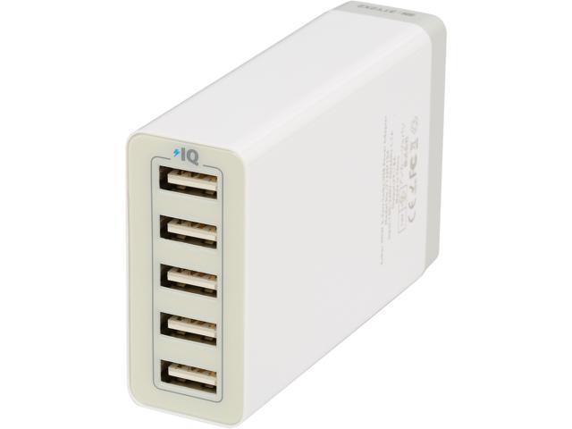 Anker 71an7105ss-wa White 40w 5-port Family-sized Desktop Usb Charger 