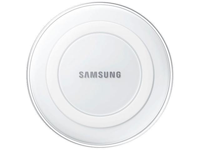 Samsung EP-PG920IBUGUS Wireless Charging Pad with 2A Wall Charger- White Pearl