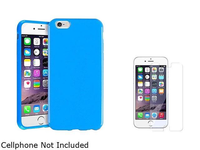1X TPU Case compatible with Apple iPhone 6 4.7, Blue Jelly