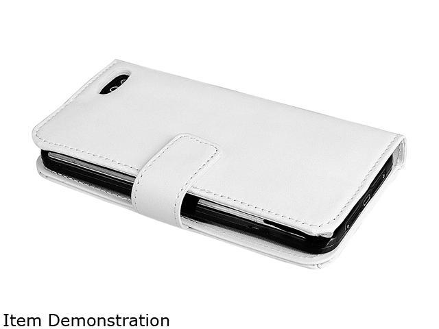 Insten White Wallet Leather Stand Case for Amazon Fire Phone 1904033