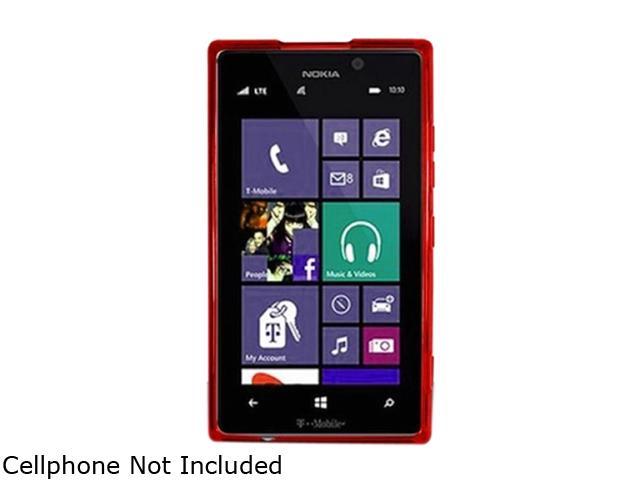 Insten Red TPU Rubber Case Cover for Nokia Lumia 925 1761505